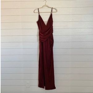 NEW Revolve Majorelle Gin Sling Red Maxi Dress